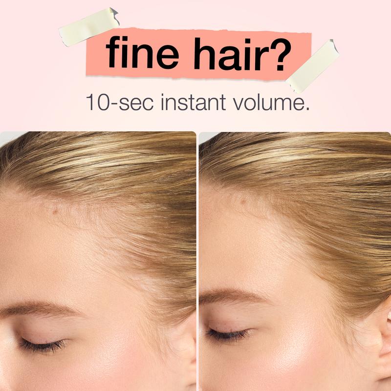 Fuller-looking hair after applying hair concealer